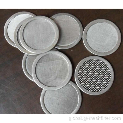 Filter Discs and Wire Mesh Piece Stainless Steel Wire Mesh Edge Covered Filter Factory